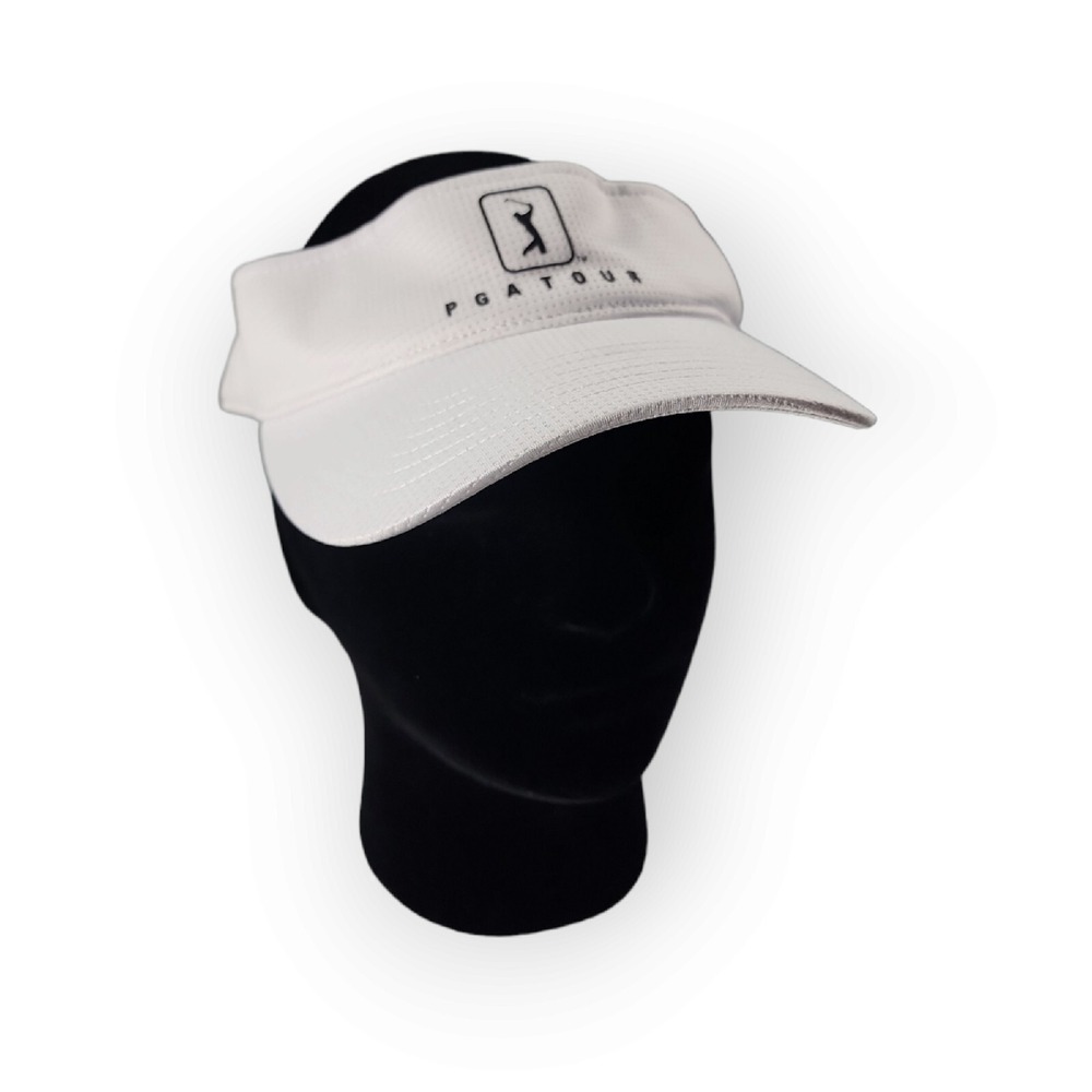 PGA Tour Course Essentials Airflux Vent Golf Visor Official Licensed Hat White